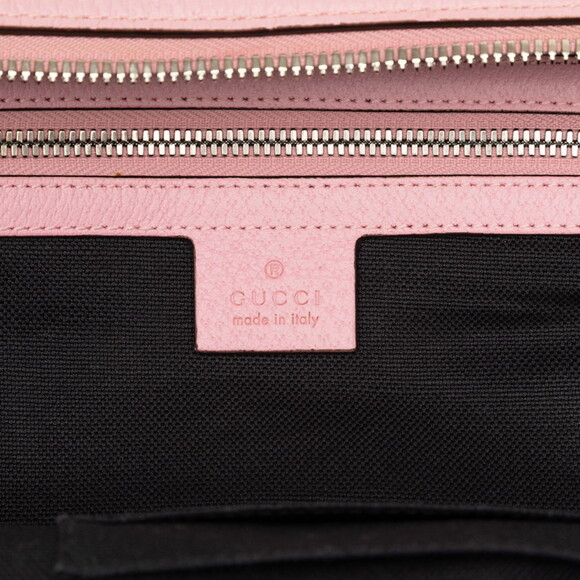 GUCCI Authentic Black Leather Backpack